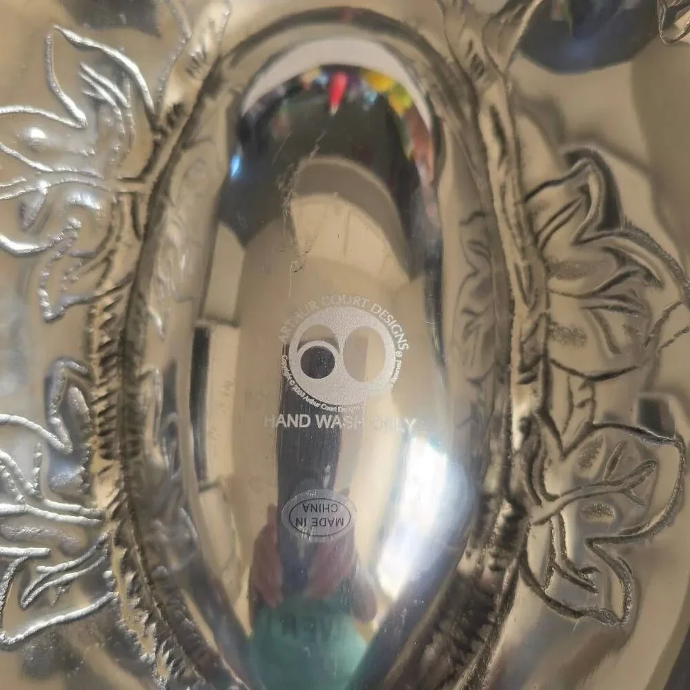 Arthur Court 2003 Butterfly Chip and Dip Tray, NWOB